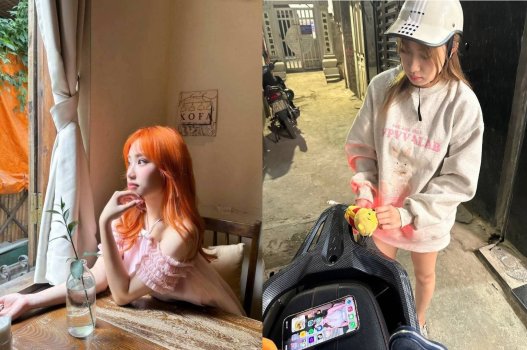 Cho em tóc vàng lên đỉnh mỗi khi đi chơi