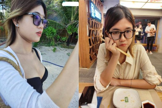 Nghiện cu nên cứ vạch ra là em bú