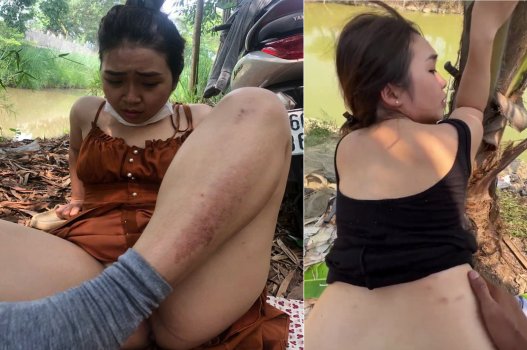Sex Việt Nam vụng trộm với vợ bạn bên bờ mương